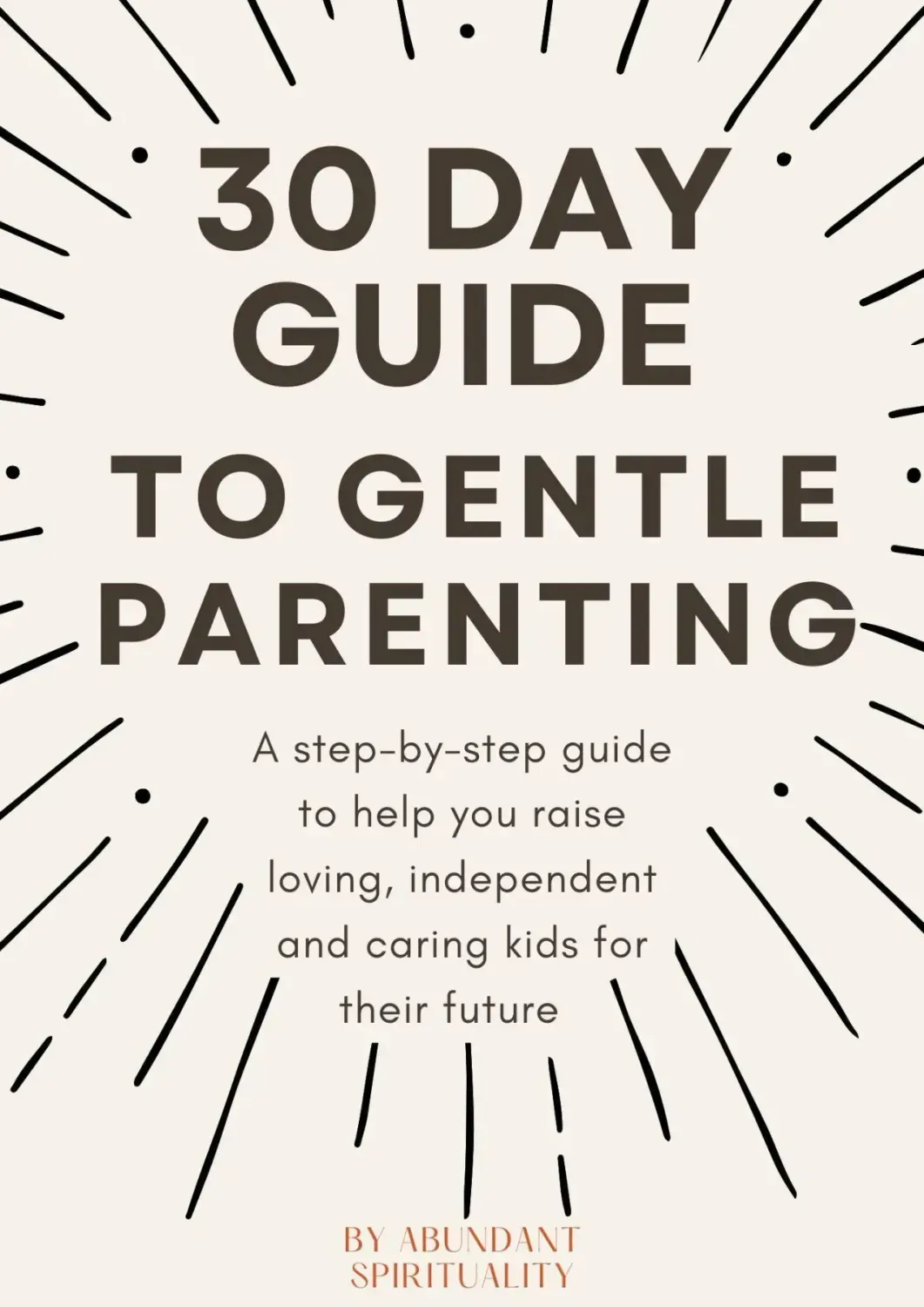30 day guide to gentle parenting