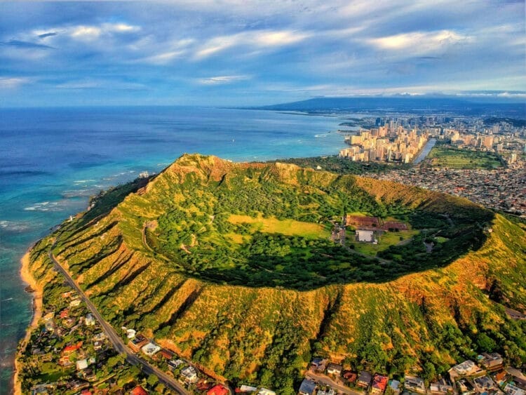 Diamond Head Crater in Oahu