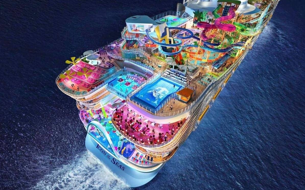Royal Caribbean cruise ship at sea, family cruise vacation planning