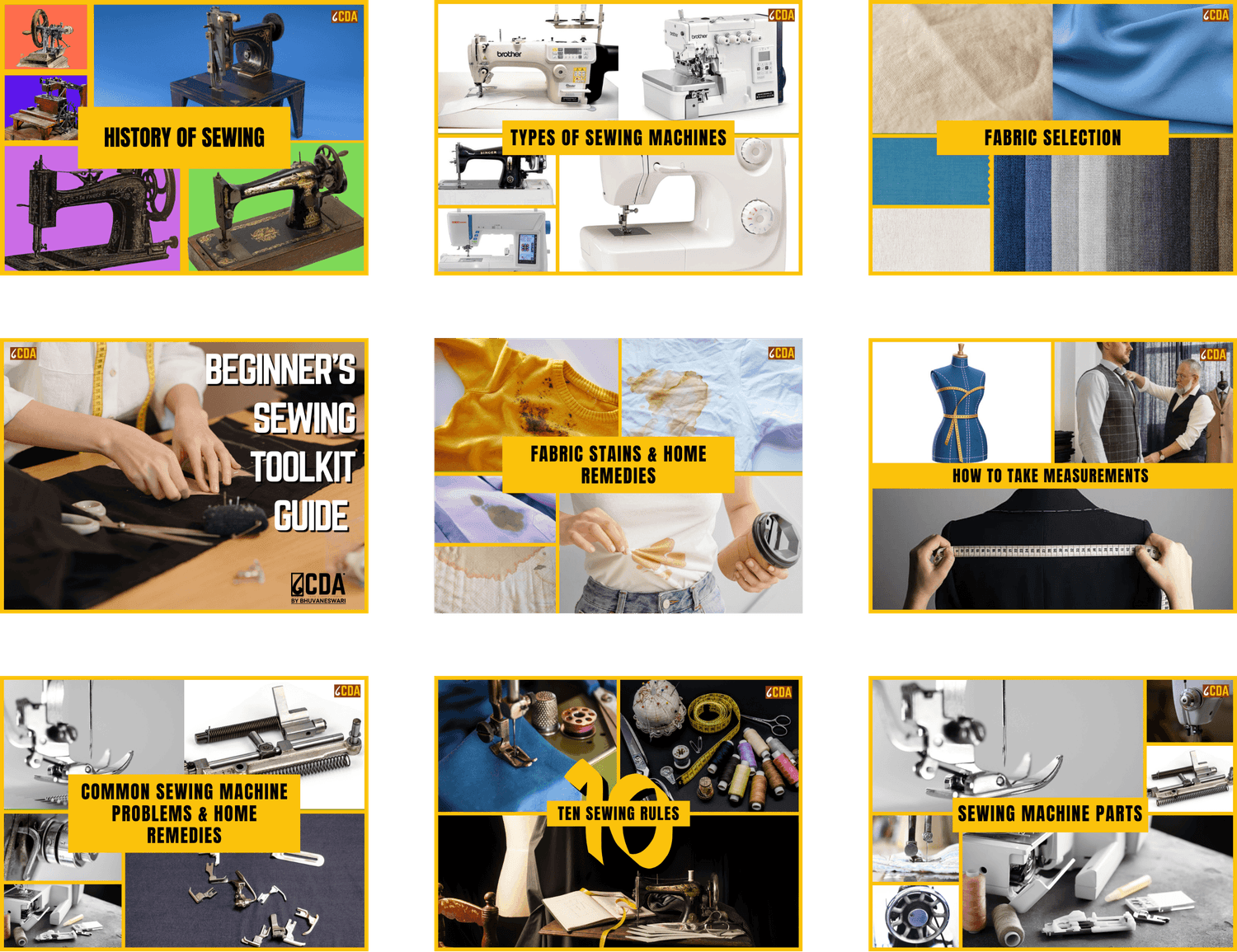 SSBP foundation modules for beginners in sewing and garment making