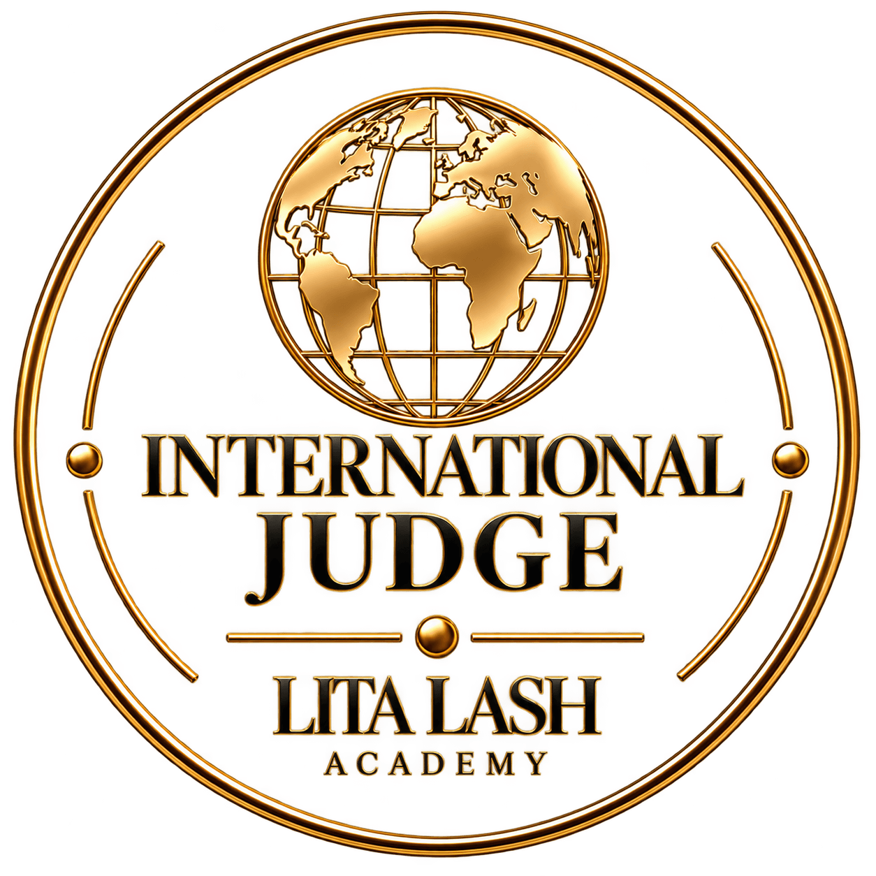 International judge at lash extention and lash lift competitions