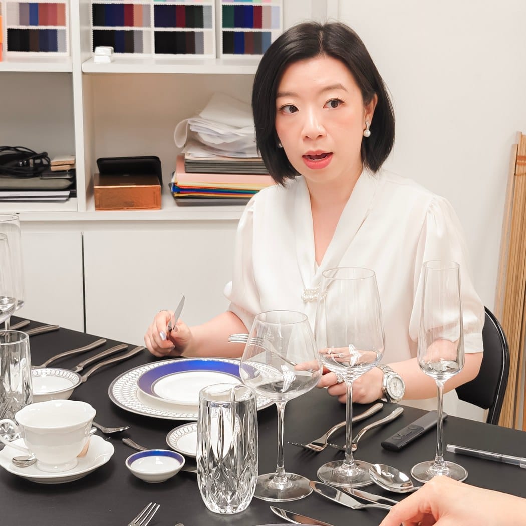 餐桌禮儀示範 · 西式餐具擺設實況