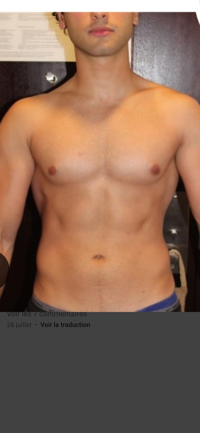 Jeune homme costaud et sec