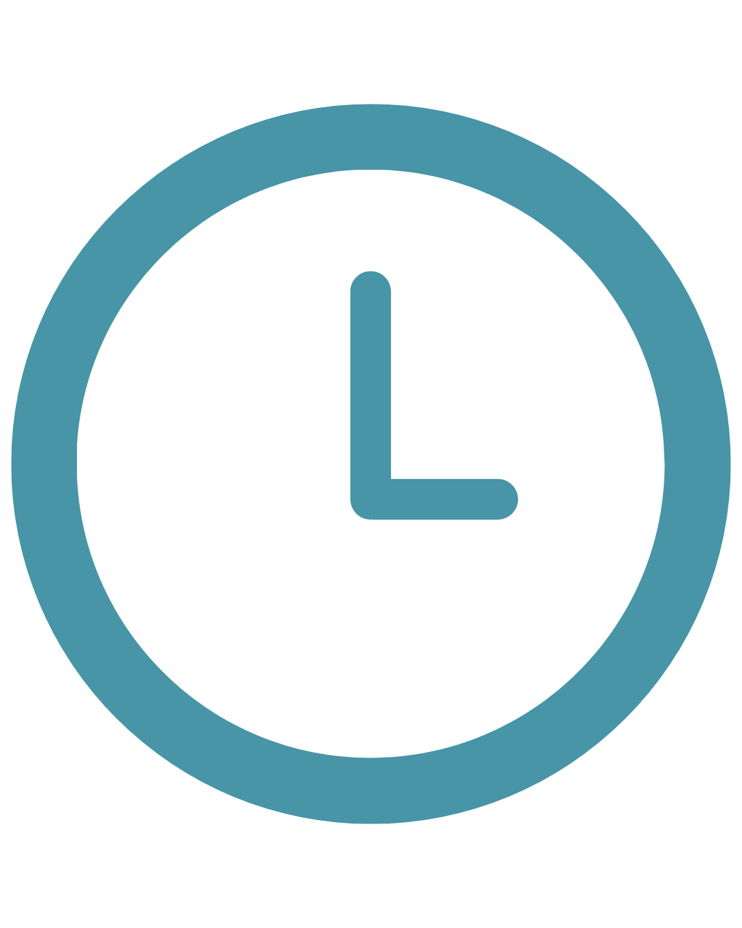 Heure sur une horloge