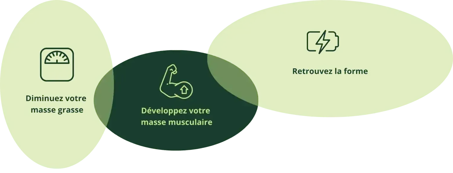 Schéma des bénéfices de Nutriose