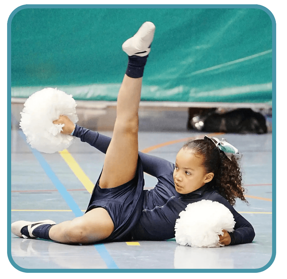 Photo d'une danseuse des Blossom Heat Cheerleaders