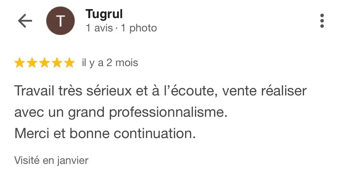 Avis Google 5 étoiles d'un client d'Agency Car Montpellier