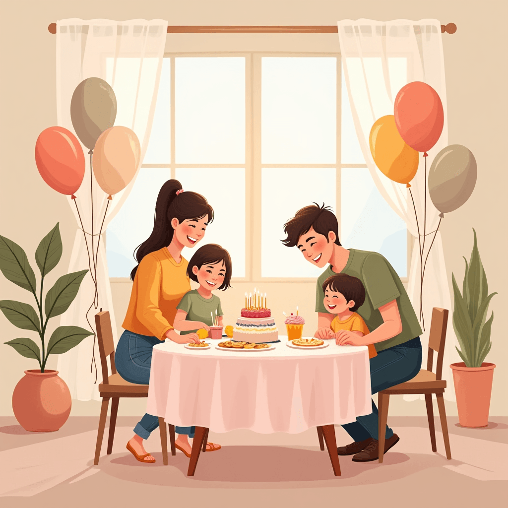 Printable invitations and party kits for family celebrations and holidays