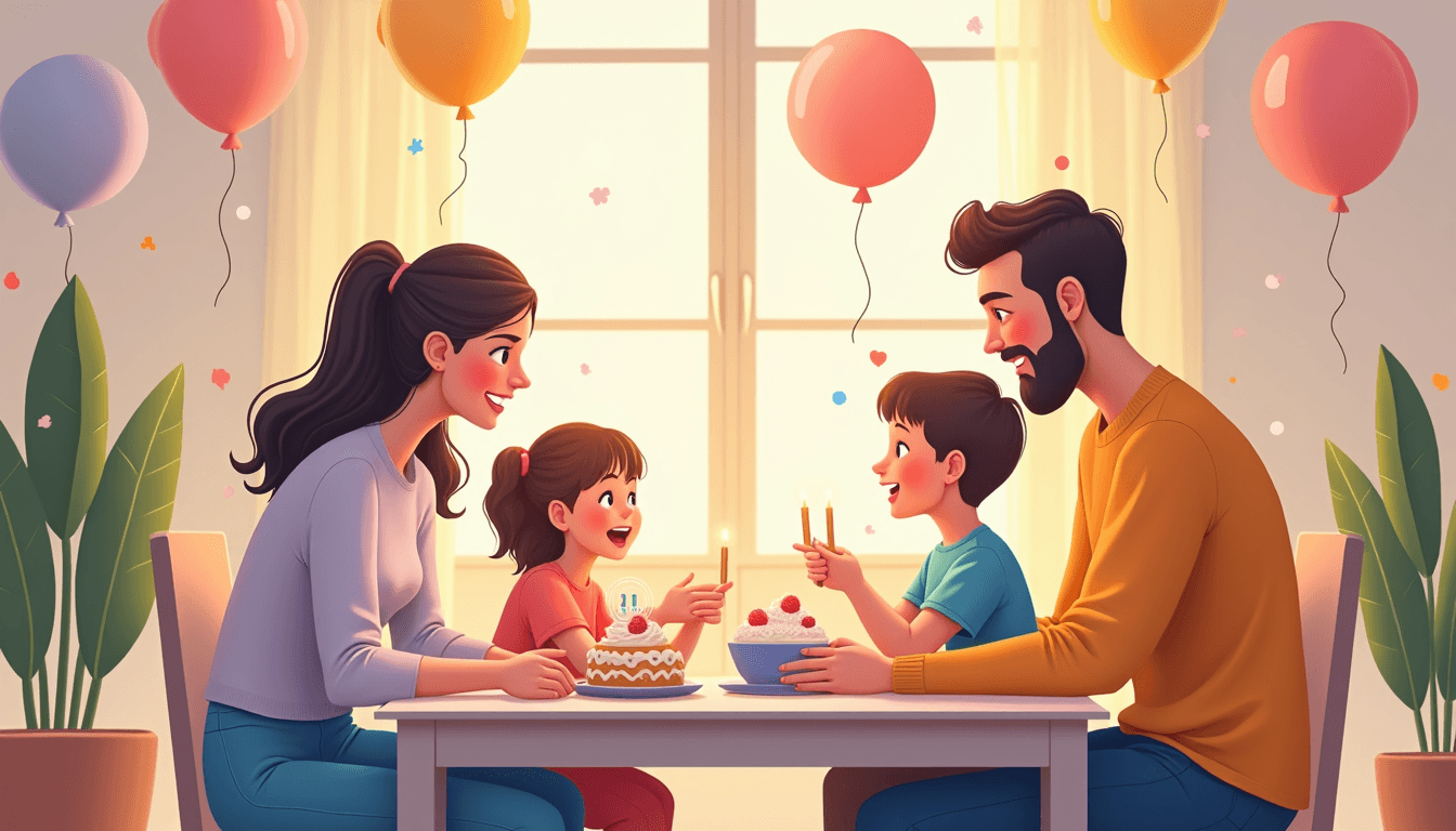 Printable invitations and party kits for family celebrations and holidays