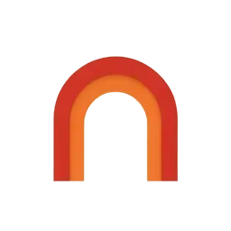 two nested arcs opening upward