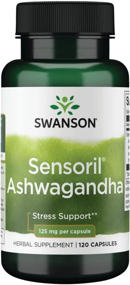 swanson ashwagandha supplement bottle