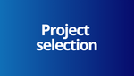 Project selection button as an additional way to request services