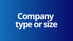 The company type or size button as an additional way to request services