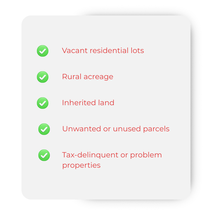 WHAT KIND OF THE LAND WE BUY?