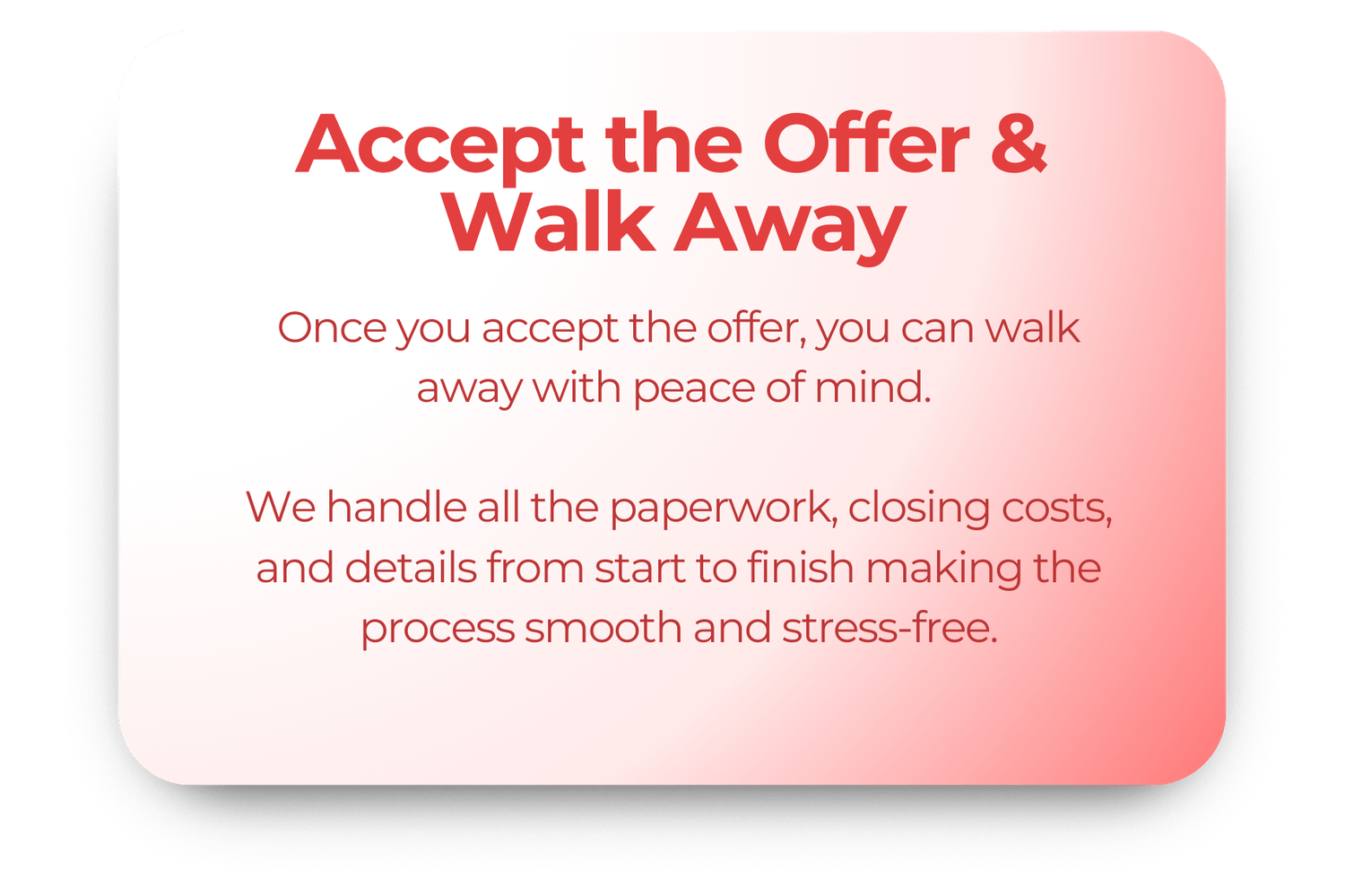 Walk Through with Confidence