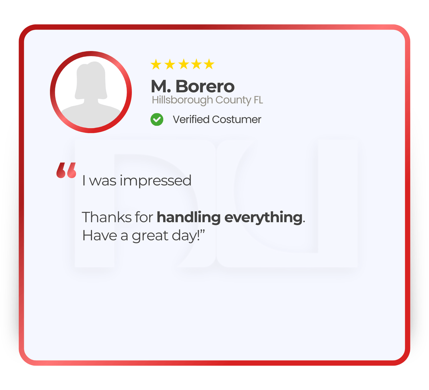 Double Doorz Properties Testimonials