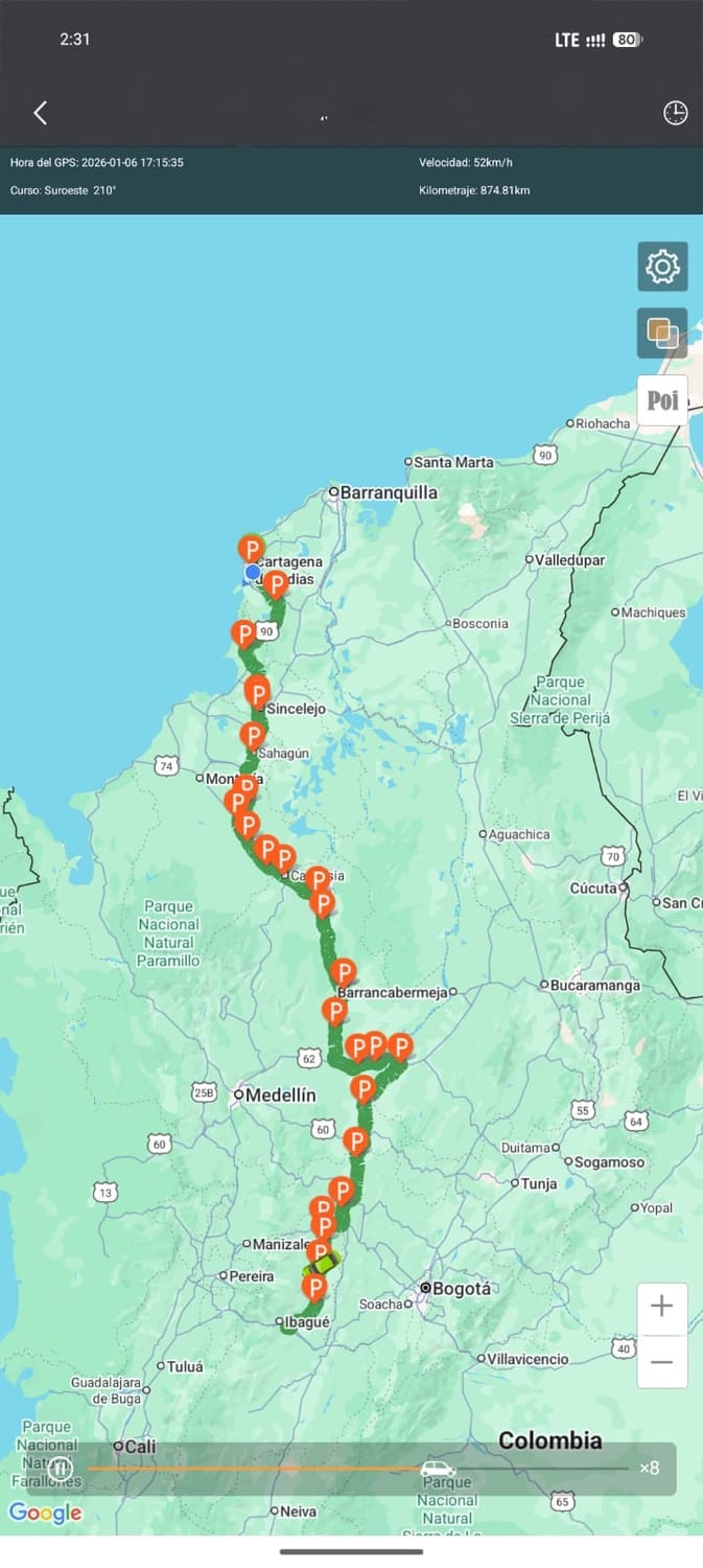 alt= Rastreo satelital GPS en Cartagena
