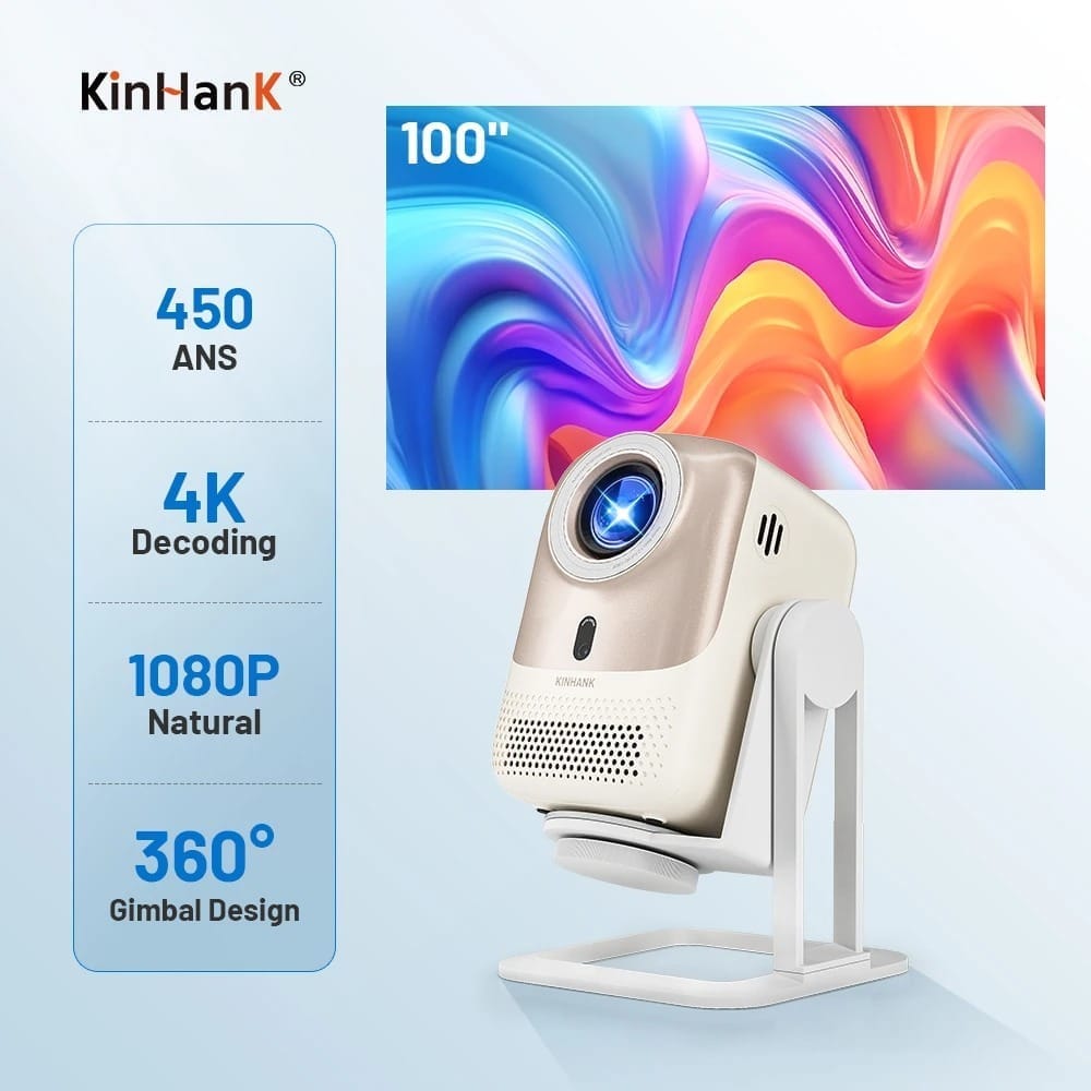 Kinhank 4K Portable Projector