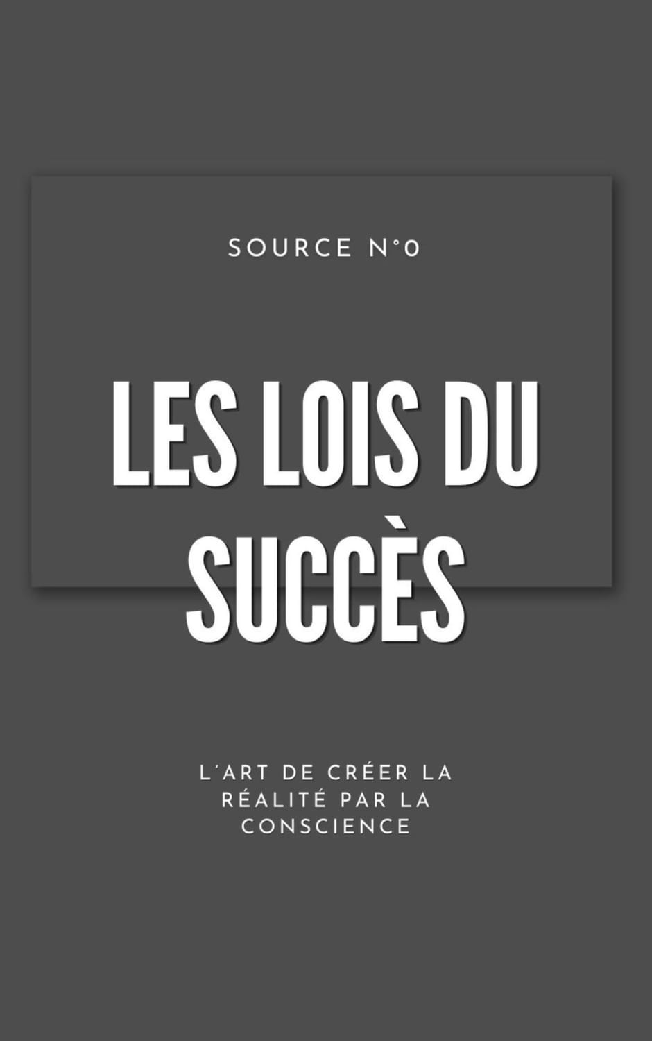 Livre 3 Les Lois du Succès - Ingénierie Mentale et Souveraineté Financière
