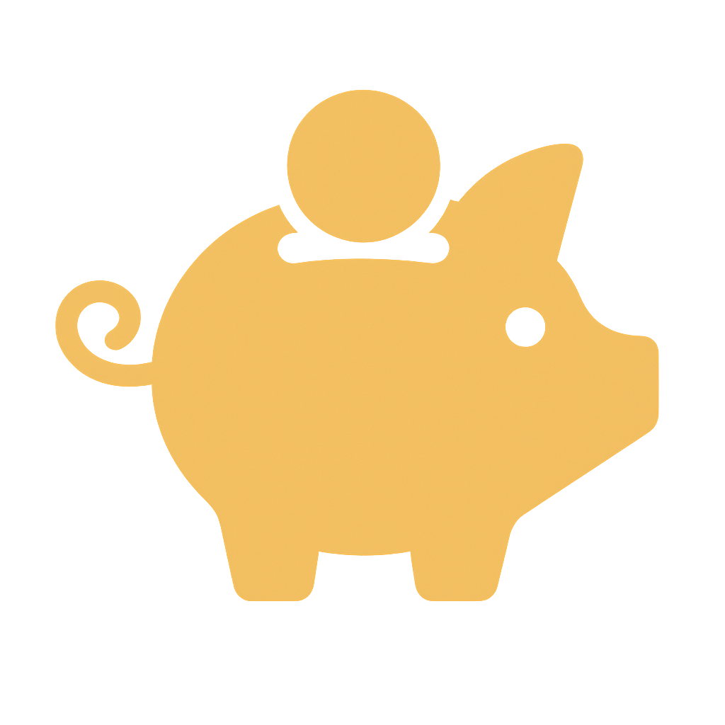 Military savings icon representing smart money habits
