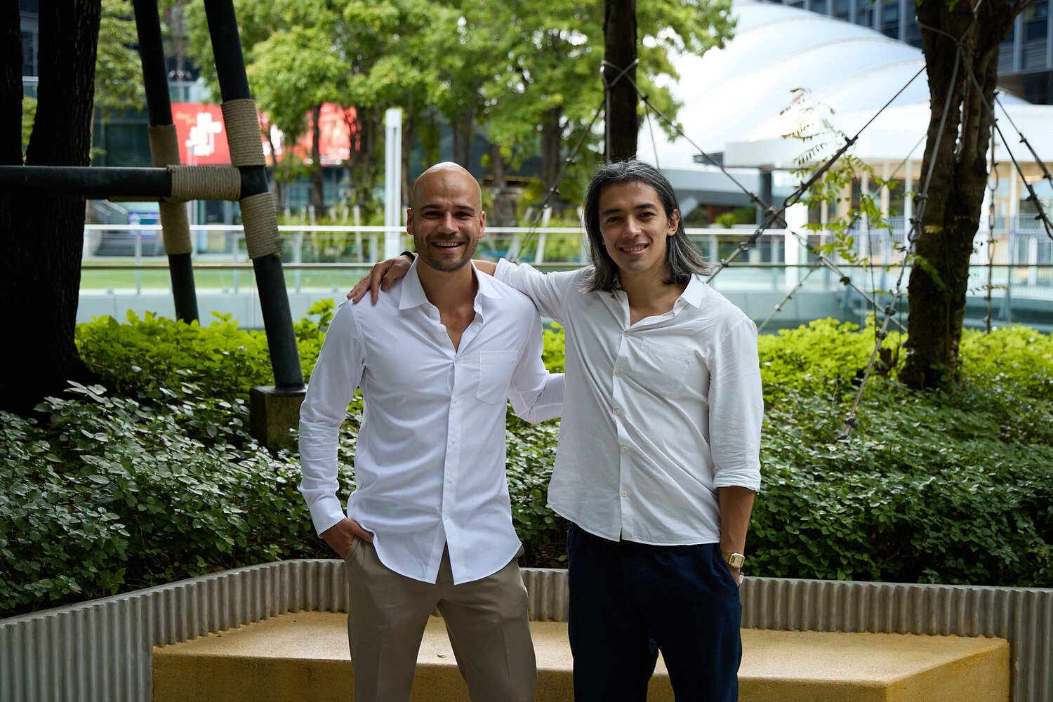 Benjamin Sant et Tristan Maruyama