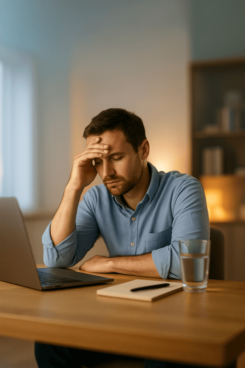 Homme épuisé, illustration de la charge mentale - Atelier Gestion du Stress KonneXion 4h