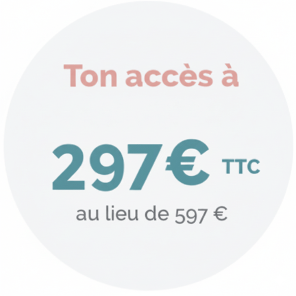 ton accès à 297 euros au lieu de 597€
