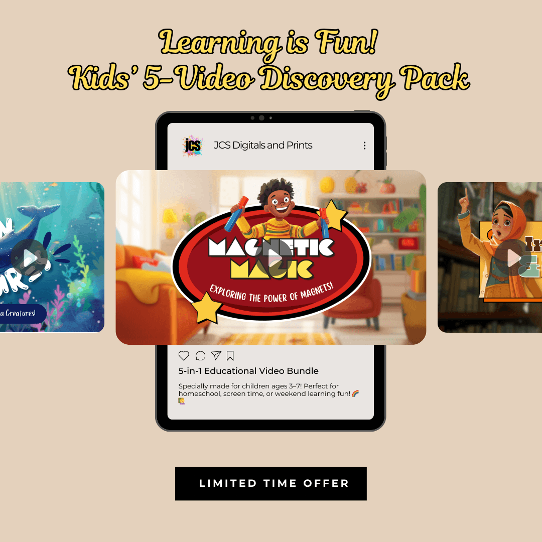 Learning is Fun! Kids’ 5-Video Discovery Pack