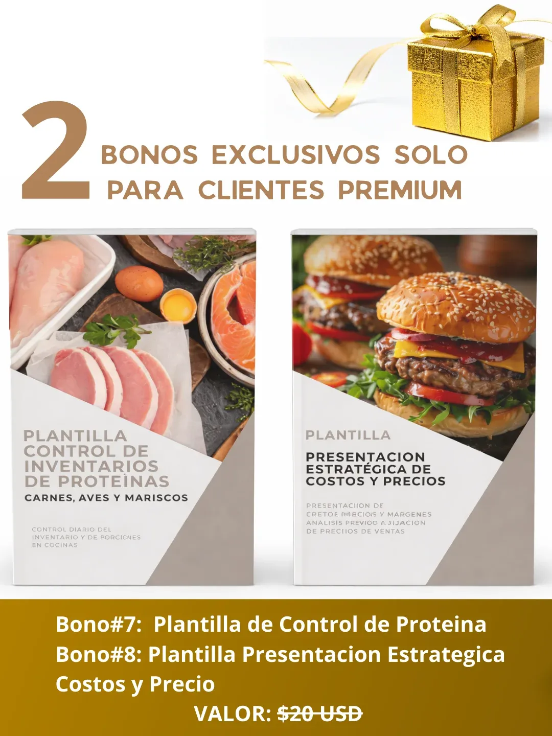 2 bonos exclusivos solo para clientes premium