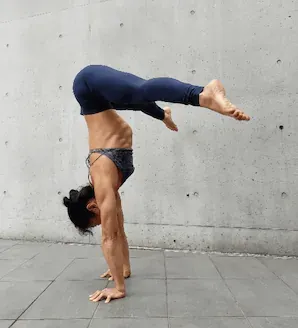 Straddle Press Handstand
