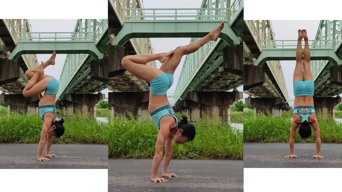 Handstand Leg shapes variation