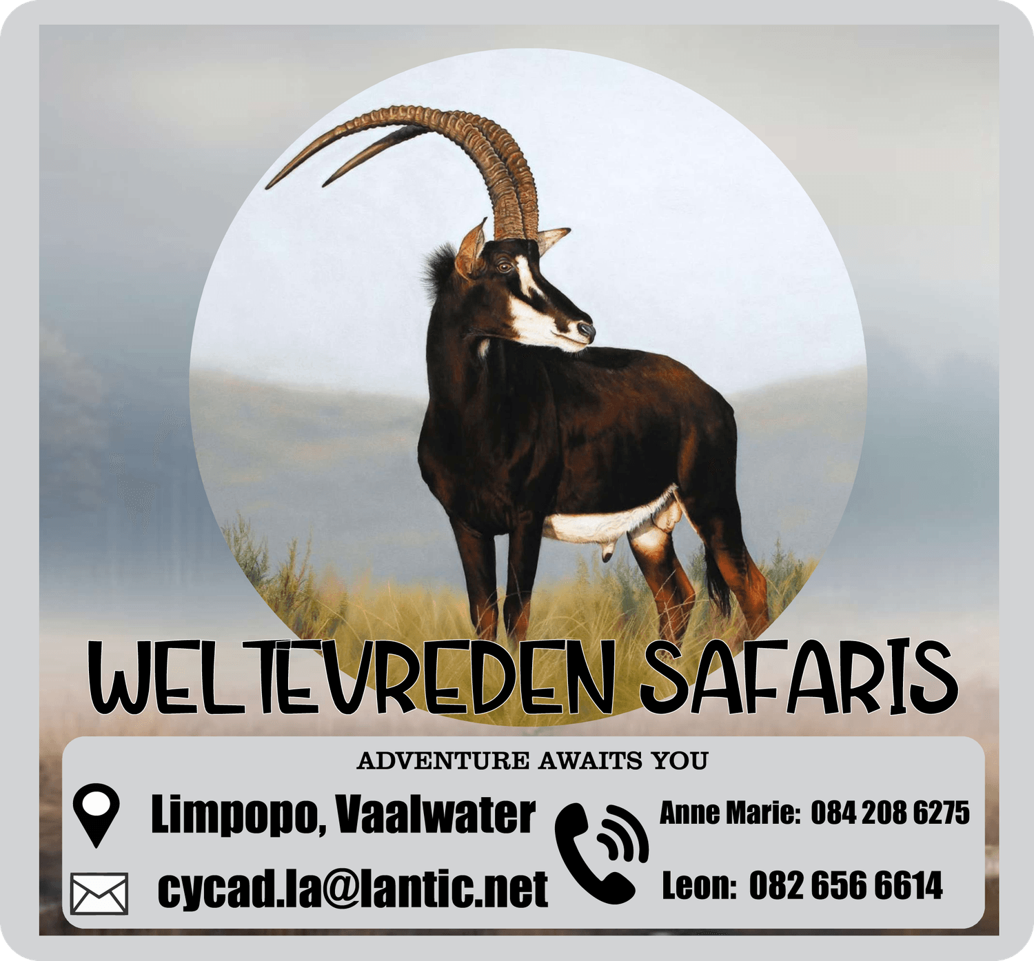 Weltevreden Safaris Logo