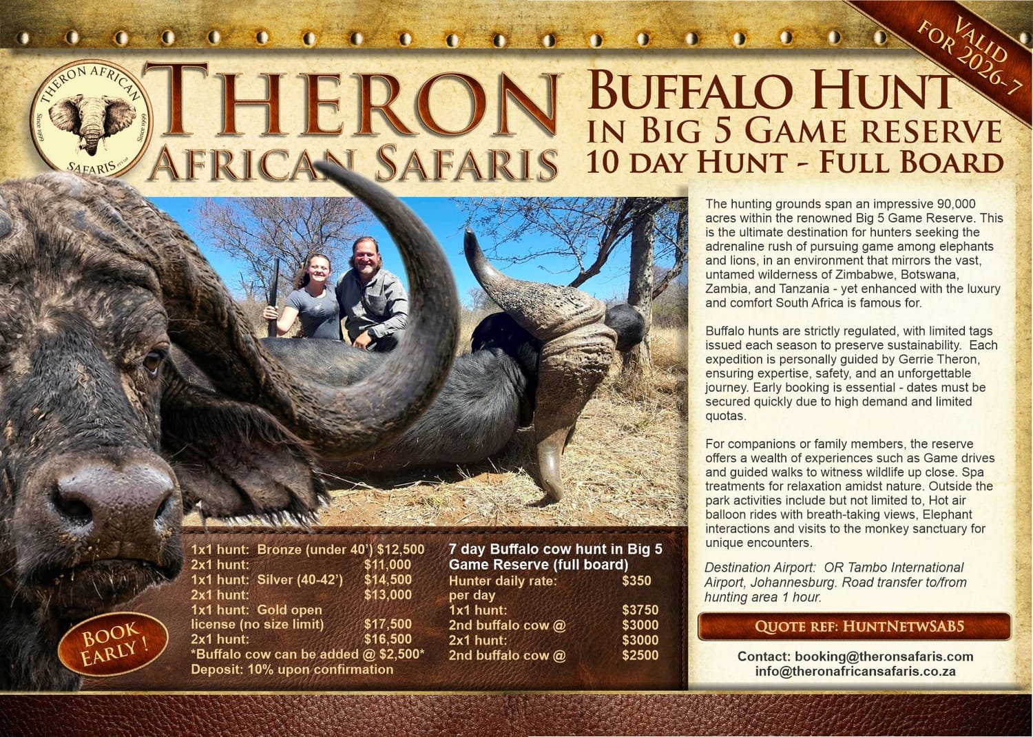 South Africa Plains Game
