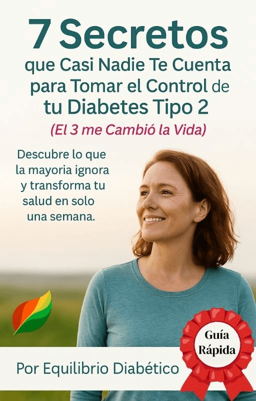 Portada del ebook 7 secretos para tomar el control de tu diabetes tipo 2