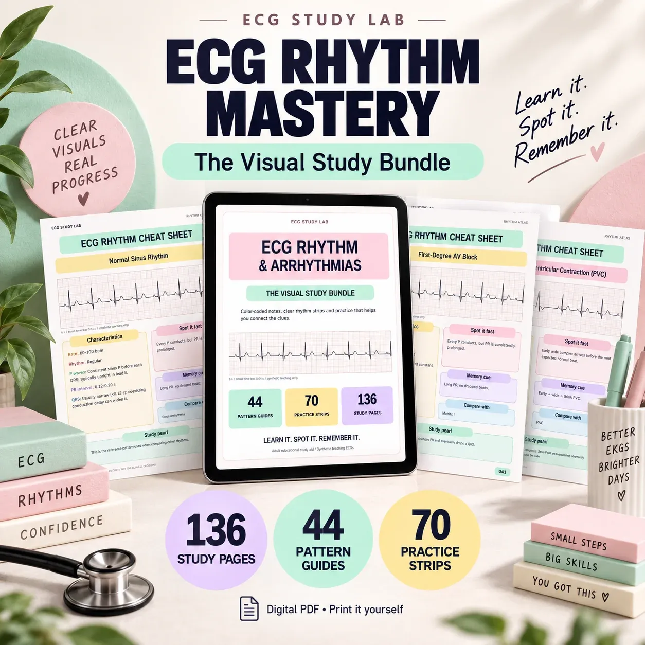 ECG Study Lab bundle preview 1 of 9