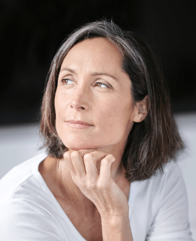 Woman thinking about her career choices
