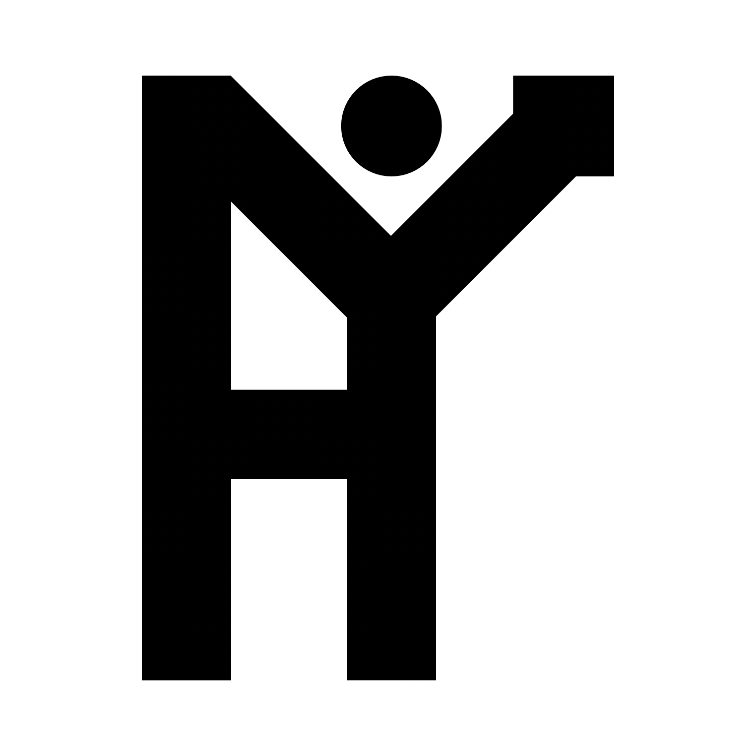 HYiA (Hydrate Your Inner Artist) Black Logo