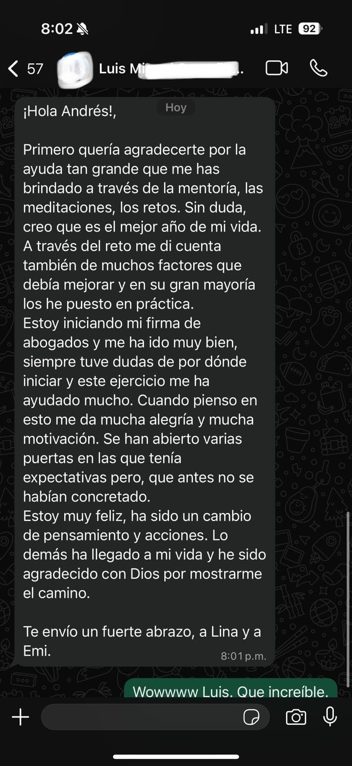 Testimonio de cliente