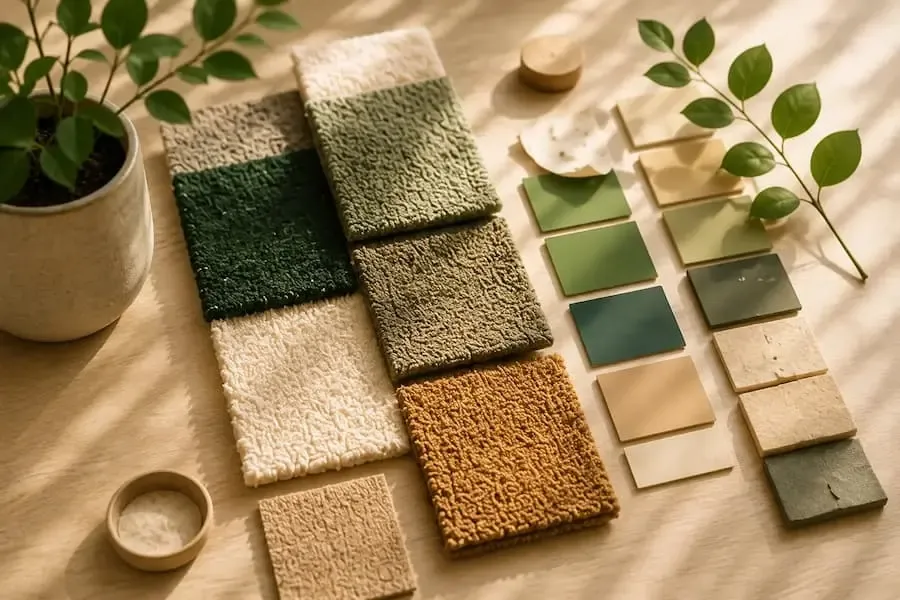 Recommandations personnalisées de couleurs et de matières en Feng Shui