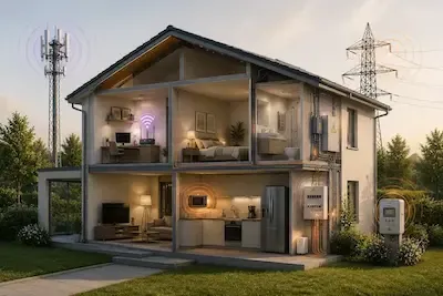 Perturbations électromagnétiques dans l’habitat