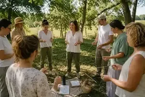 Atelier de géobiologie organisé en petit groupe