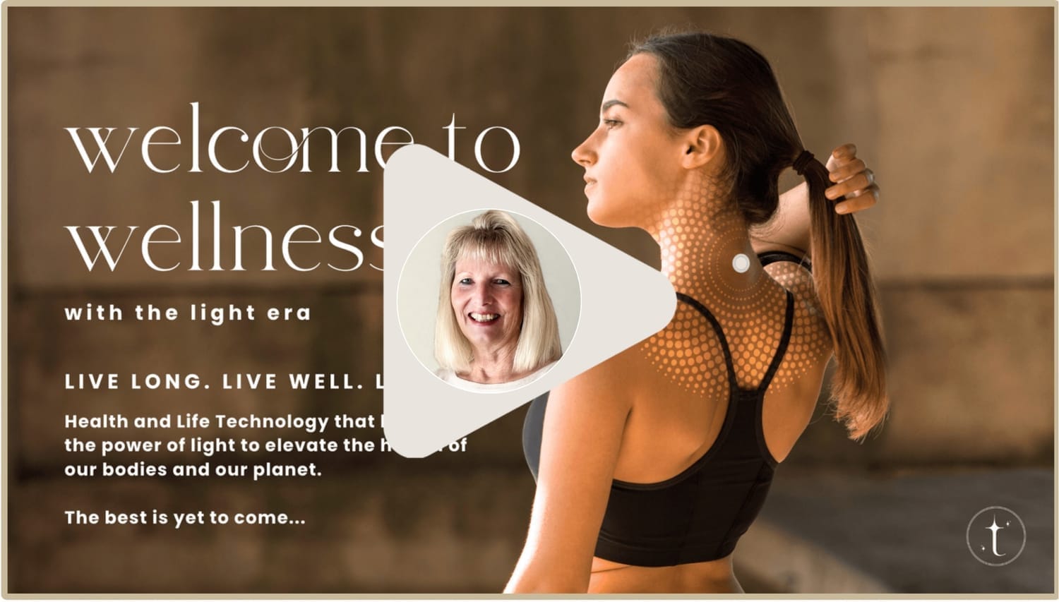 Light-based wearable patch for cellular support