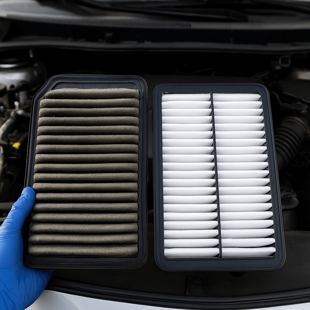 filtro-aire-sucio-vs-limpio-mantenimiento-motor