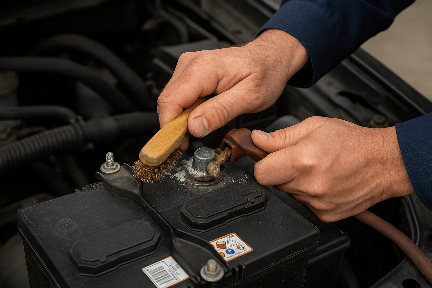 limpieza-terminales-bateria-auto