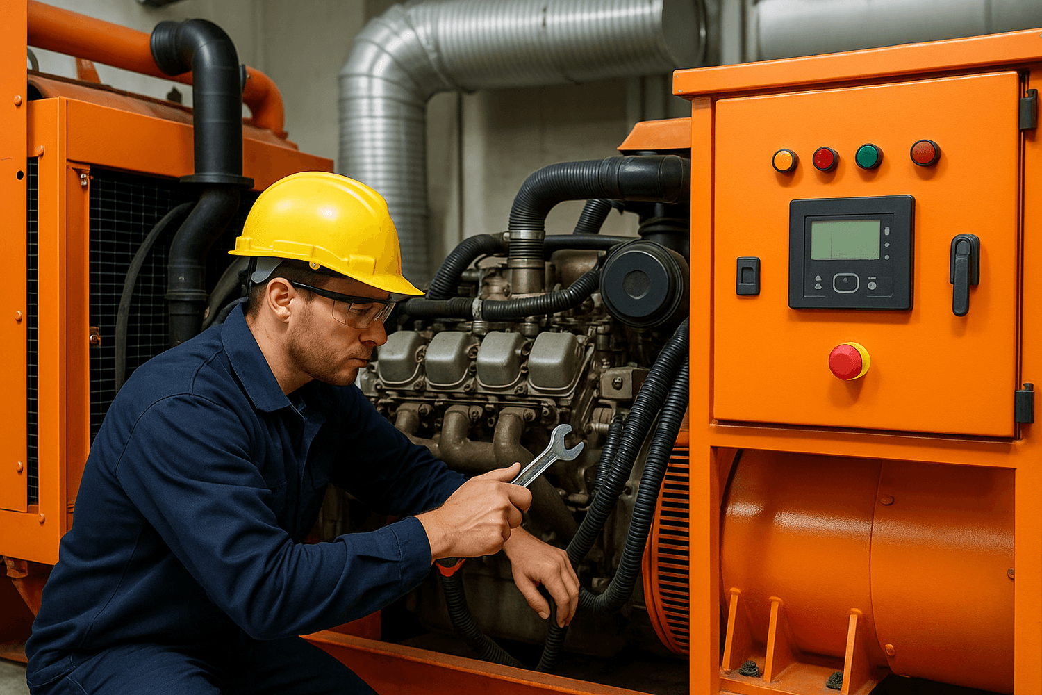 tecnico-mantenimiento-motor-emergencia-industrial