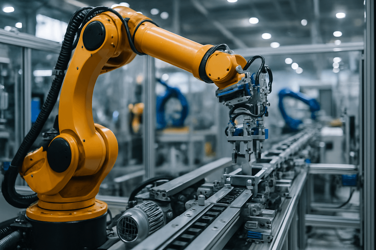 robotica-industrial-motor-automatizado
