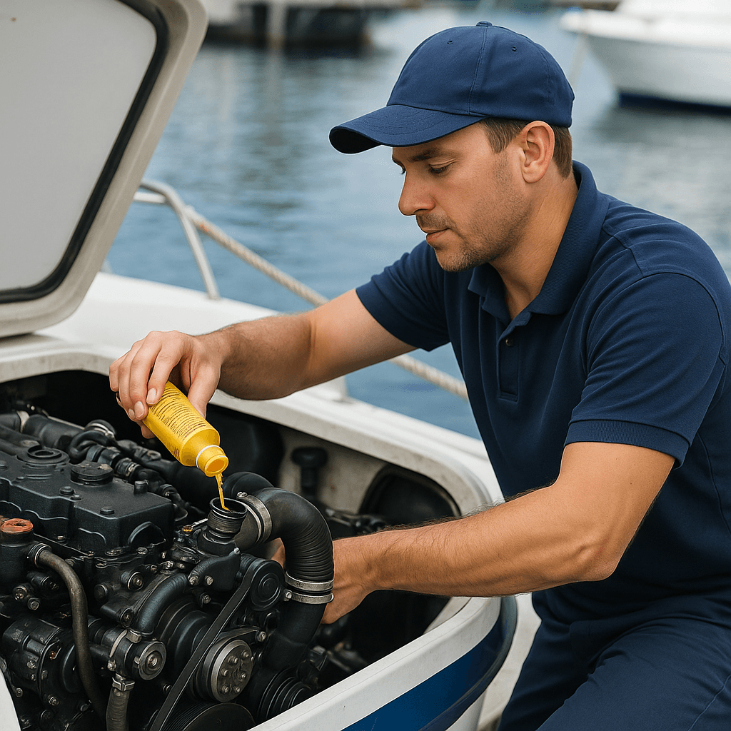 aplicacion-rislone-stop-leak-motor-maritimo-ecuador