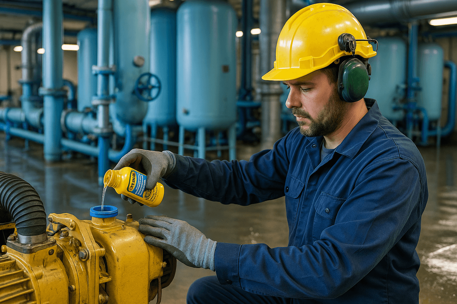 mantenimiento-rislone-water-treatment-plant-engine.