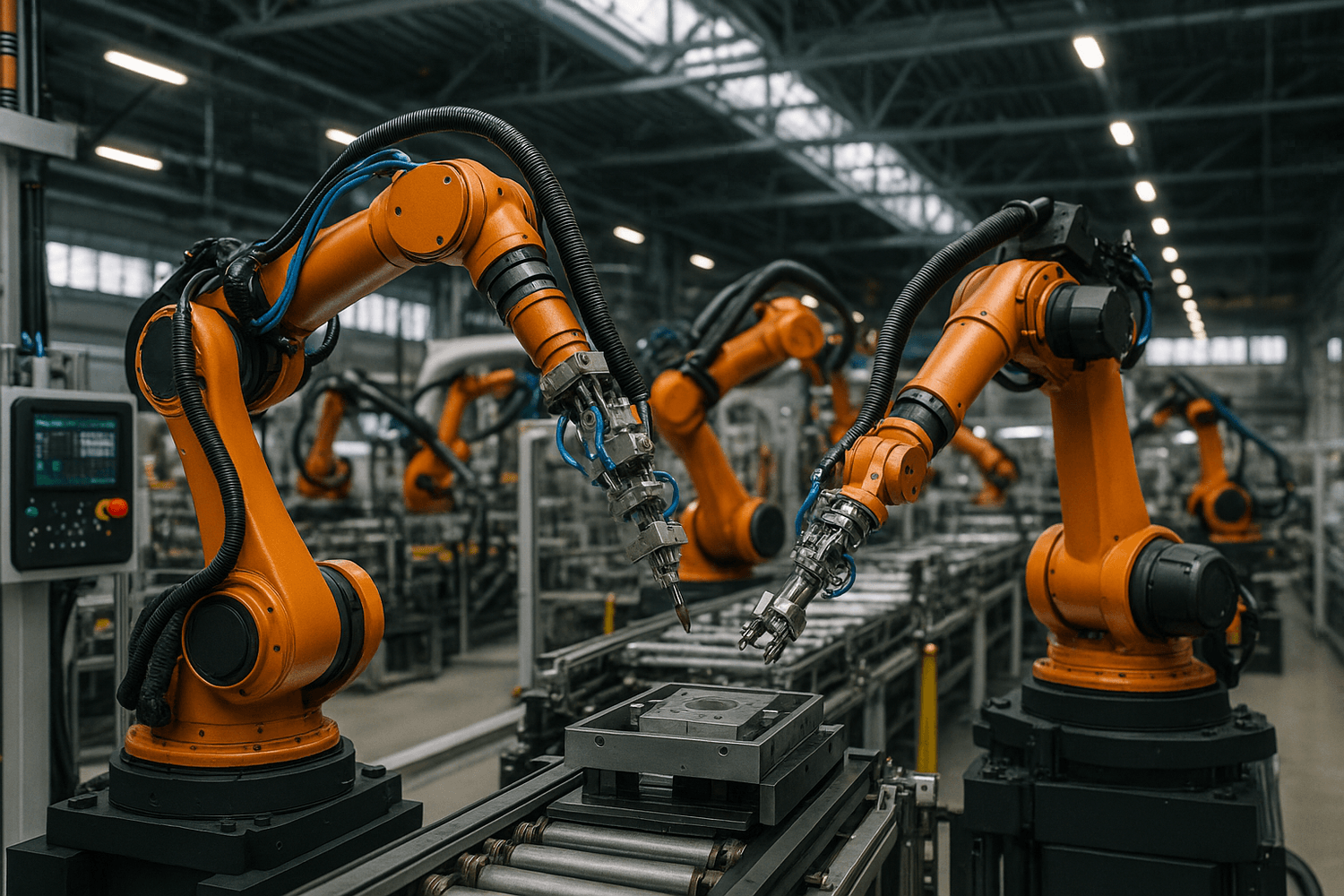 planta-industrial-automatizada-robots