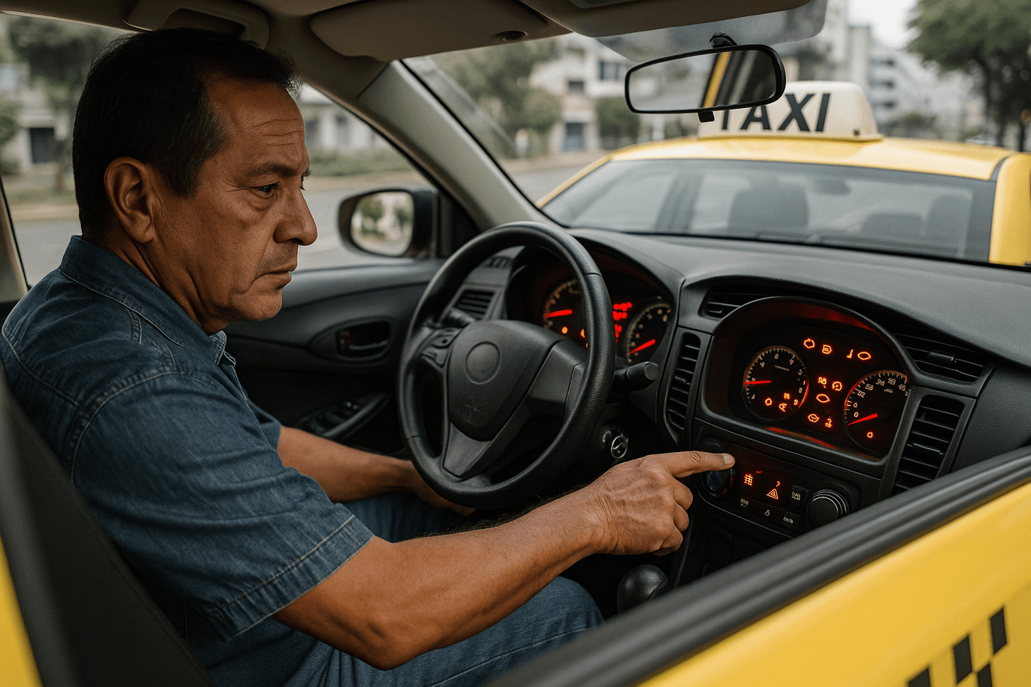 taxi-quito-luces-tablero